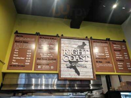 Right Coast Taqueria menu