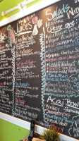 Raw South Juice Co. menu
