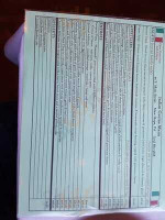 Patsy's Italian Bakery menu