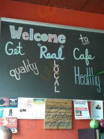 Get Real Cafe menu