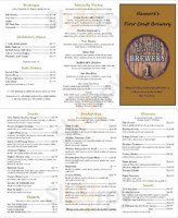 Ye Olde Brothers Brewery menu