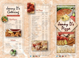 Jonny D's Pizza menu