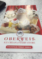 Oberweis Ice Cream And Dairy Store menu