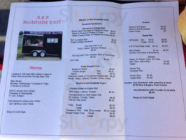 A P Roadside Eats menu