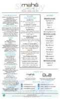 Mahe Seal Beach menu