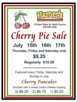 Harner's Bakery menu