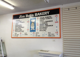 Jim Bob's Bakery Inc menu