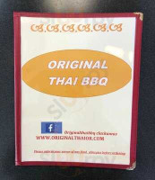 Original Thai Bbq menu