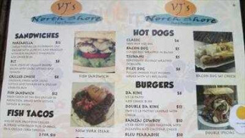 VJs North Shore Dogs LLC menu