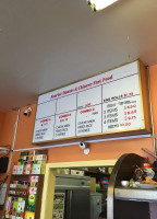 Sunrise Donuts menu