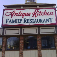 Antique Kitchen Family outside