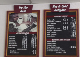 Donut Stop menu