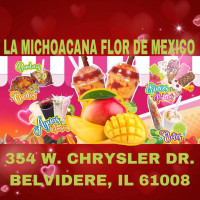 La Michoacana Flor De Mexico menu