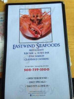 Eastwind Seafoods menu