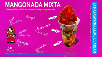 La Michoacana Deluxe Ice Cream menu