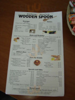 Wooden Spoon menu