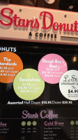 Stan's Donuts Coffee menu