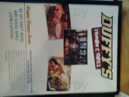 Duffy's Tavern Grill menu