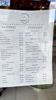 Alliance Bakery menu