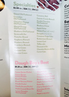 Stan's Donuts menu