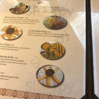 Pacific Thai Cuisine menu