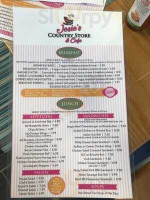 Josie's Country Store And Cafe menu