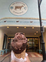 Brown Cow Ice Cream Parlor outside