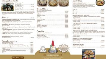 Montilio's Baking Company menu