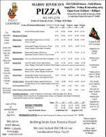 Hibachi Japanese Steakhouse menu