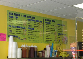 Las Delicias Mexican Ice Cream menu