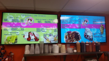 Las Delicias Mexican Ice Cream menu