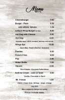 Hau Tree menu