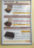 Caribbean American Baking Company menu