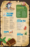 Fish Tales menu