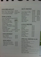 Runways At Bartow menu