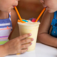 Orange Leaf Frozen Yogurt drink