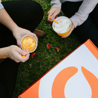 Orange Leaf Frozen Yogurt drink