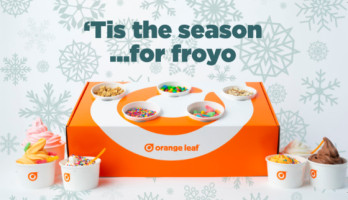 Orange Leaf Frozen Yogurt menu