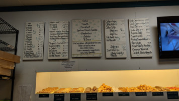 Coffee menu