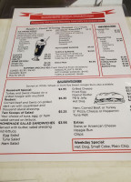 Bauder's Donut King menu