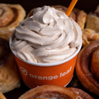 Orange Leaf Frozen Yogurt drink