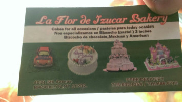 La Flor De Izucar Bakery menu