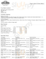 Eest Asian Bistro menu