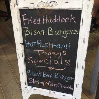 The Pioneer Patio menu