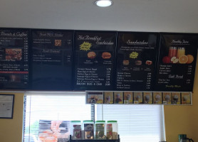 King Donuts menu