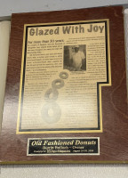 Old Fashioned Donuts menu