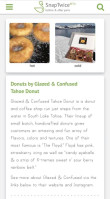 Glazed And Confuzed Tahoe Donut, Llc menu