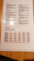 Blue T Pizza menu