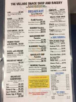 Vic's Subs menu