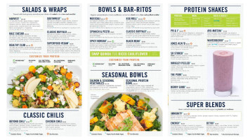 Protein Kitchen (w Washington St) menu